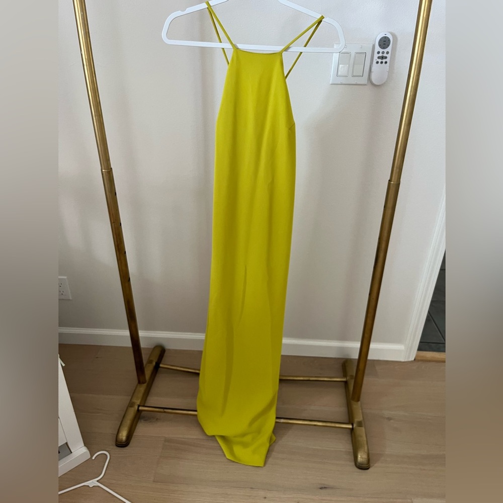 Trina Turk - Lime Dress - long green - sexy dress